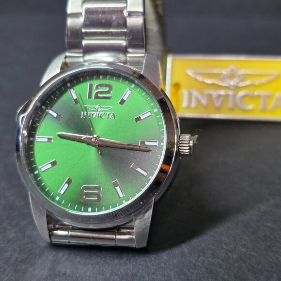 Invicta Celestial Men's Watch - 43mm, Green, Silver, Steel (48494) - Picture 4 of 14